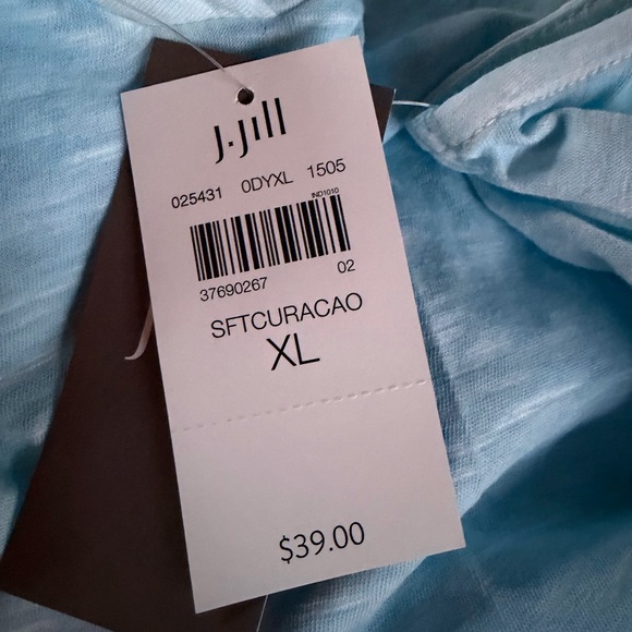 ✨ NWT J.Jill XL Tank Top — Soft Curaçao ✨ - Picture 3 of 3